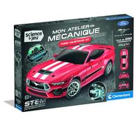 Clementoni - Coffret de Construction Ford Mustang GT - Jouet Voiture Sport de Luxe Enfant - Activité Manuelle - Plusieurs Modèles - Application liée - Idée Cadeau - Fabriqué en Italie