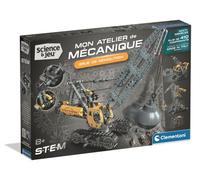 Clementoni - Coffret de Construction Grue de Démolition 8 Ans + - Jouet Enfant Engin de Chantier - 370 Pièces - Activité Manuelle - Plusieurs Modèles - Application - Idée Cadeau - Fabriqué en Italie