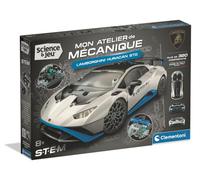 Clementoni - Coffret de Construction Lamborghini Huracán STO dès 8 Ans - Jouet Voiture Hypercar Enfant - Activité Manuelle - Plusieurs Modèles - Application liée - Idée Cadeau - Fabriqué en Italie