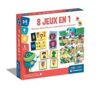 Clementoni | Coffret Éducatif 8 Jeux en 1 pour Enfants 3-5 Ans+ | Puzzle, Loto, Mémo, Séquences, Couleurs, Silhouettes | Jeu Préscolaire Autonome Chiffres et Quantités | Idée Cadeau
