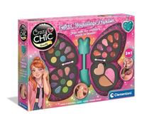 Clementoni - Coffret Maquillage Papillon dès 6 Ans | - Palette de Maquillage pour Enfant - Crée des Looks Uniques - Coffret Complet - Sûrs, Non Allergique