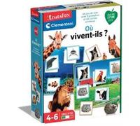clementoni - coffret : où vivent ils ? G