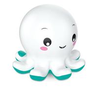 Clementoni | Colin Le Poulpe de Bain Interactif pour Bébé 0 Mois+ | Lumières Multicolores, Température et Sons | Bruits Blancs et Mélodies Rusticucci | Jouet Sensoriel Bébé Bain | Anti-Moisissure