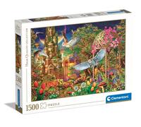 Clementoni Puzzle Woodland Fantasy Garden – 1500 pièces – 59,2 x 84,3 cm – Avec poster