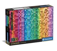 Clementoni - 39782 - Colorboom Puzzle Pixel - 1000 Pièces - Puzzle Adulte, Divertissement pour Adultes - Fabriqué en Italie