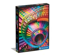 Clementoni- Colorboom Stairs-500 Pièces-Puzzle, Divertissement pour Adultes-Fabriqué en Italie, 35132