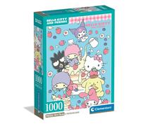 Clementoni – Puzzle 1000 pièces Hello Kitty – 14 ans et + – 50 x 70 cm
