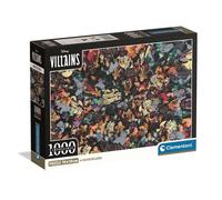 CLEMENTONI - Compact 1000 pièces - Impossible Disney Villains