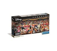 Clementoni Puzzle pour adultes Panorama Disney Orchestra 1000 pièces – Fabriqué en Italie