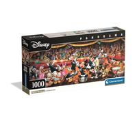 Clementoni - Puzzle pour Adultes 1000 Pièces, Panorama Disney Orchestra Compact Box, Fabriqué en Italie, 37067