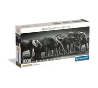Clementoni Puzzle pour adultes 1000 pièces Panorama HQC Herd of Giants Fabriqué en Italie 39895