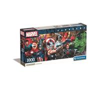 CLEMENTONI - Compact 1000 pieces Panorama - Marvel, The Avengers
