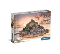 CLEMENTONI - Compact 1500 pieces - Le Mont Saint-Michel