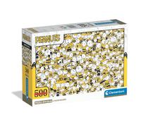 Clementoni Puzzle 500 pièces Impossible Snoopy – 14 ans et + – Défi Expert – Idée cadeau