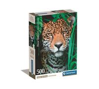 CLEMENTONI - Compact 500 pieces - Jaguar in the jungle