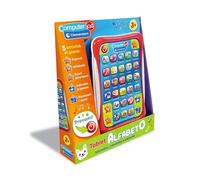 Clementoni Computer Kid - Tablette alphabet, jeu éducatif parlant 3+ ans, 5 modes de jeu et 30 touches interactives, apprentissage des lettres et des mots, langue italienne, 16702