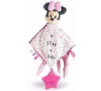 Clementoni Baby 17344 - Disney Baby - Minnie - Doudou d'Eveil et de Premier Âge - pour Bébés à partir de 0 Mois et Plus - avec Etoile pour se Faire Les Dents - 100% Lavable en Machine