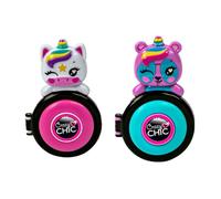 Clementoni craie pour cheveux licorne rose/bleu jouet créatif pour enfants