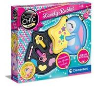 Clementoni – Ensemble maquillage pour filles Crazy Chic Lovely Lapin – Lavable – 6 ans – 18810