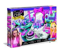 CLEMENTONI - Crazy Chic - Kit de beauté pour cheveux de star - Enfant - Violet - 6 ans