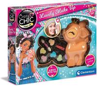 Clementoni- Crazy Chic-Lovely Faon , Trousse, Coffret Avec Maquillage