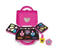 Clementoni - Crazy Chic Make Up - Lovely Make Up - Coffret de Maquillage pour Enfants - Le Premier Kit de Maquillage - Malette avec Produits et Ustensiles pour se Maquiller