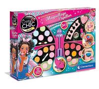 Clementoni | Crazy Chic Maquillage Papillon 6 Ans+ | Coffret Beauté Enfant avec Fards à Paupières, Rouge à Lèvres, Vernis | Jeu Loisirs Créatifs | Activité Manuelle Fille | Ideé Cadeau