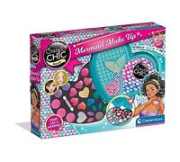 Clementoni - Crazy Chic - Maquillage Sirène - Fards à paupières, brillant à lèvres et applicateurs - Dés 6 ans