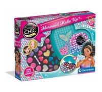 Clementoni - Crazy Chic - Maquillage Sirène - Fards à paupières, brillant à lèvres et applicateurs - Dés 6 ans