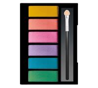Clementoni Crazy Chic Ombre à paupières : Tropical Vibe, Set de maquillage pour enfants, 9 ans(a), Multicolore