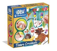 Clementoni - Créations de la Nature - Jeu de Créativité et d'Imagination - Pâte à Sel - Pot à Crayons à Décorer - Accessoires - Peinture - pour Enfants à Partir de 7 Ans