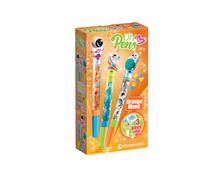 CLEMENTONI Crée tes stylos ou Créé tes surligneurs (Crayons Monster Orange Mood)