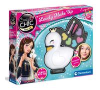 Clementoni Palette de maquillage 18643 Crazy Chic - Cygne pour enfants, fards & rouges à lèvres