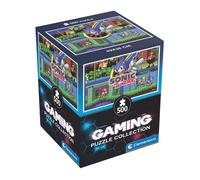 Clementoni Puzzle Cube Sonic 500 pièces – 14 ans et + – Collection Gamer – Idée cadeau