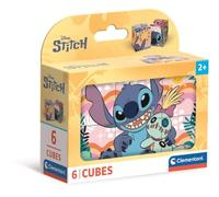 Clementoni - Cubes Puzzle Stitch 6 Cubes - 2 Ans et + - Jeu de société bébé - Idée Cadeau