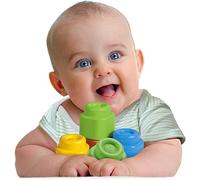 Clementoni - Cubes Souples pour bébé dès 6 Mois jusqu'à 3 Ans - 12 Pièce