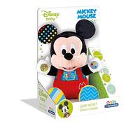 Clementoni Peluche parlante Disney Baby Mickey Joue et Apprendre Multicolore 17303