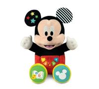 Clementoni Disney Baby Mickey Prime Storie-Raconte Histoires Storyteller Peluche Interactif Educatif Parlant Italien Enfants 9 Mois 17734 Multicolore