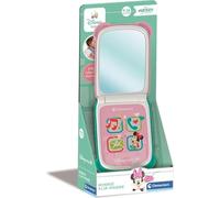 Clementoni Disney Baby - Minnie Flip Phone, téléphone Enfant 9-36 Mois, Centre d'activité avec 4 Touches pour stimuler Le Jeu Imitation avec lumières et Sons, 17515