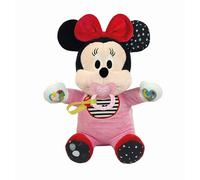 Clementoni | Disney Baby Minnie - Ma Poupée à Cajoler pour Bébés dès 12 Mois | Peluche Interactive avec Tétine Détectée | 2 Boutons Sonores | Développement de l’Imagination et des Sens | Idée Cadeau