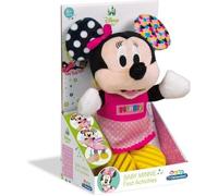 Clementoni Peluche Baby Minnie Premières activités Disney Multicolore 6 mois