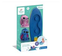 Clementoni Disney Baby Stitch & Angel Surf Flottant Jeu de Bain Enfants 6 Mois Caoutchouc Souple Sans Trous Anti-moisissure avec Hélice Pivotante 17627