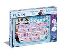 Clementoni Disney Frozen Alphabet Pad - Jeu Éducatif 4 Ans, Ordinateur Kid, Cadeau Électronique Parlant Italien, Ordinateur Enfants, Ordinateur Portable pour Apprendre Alphabet et Nouveaux Mots,