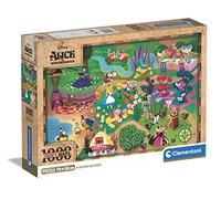 Clementoni Disney Maps Alice-1000 Pièces-Puzzle, Divertissement pour Adultes-Fabriqué en Italie, 39785