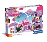 Clementoni- Disney Minnie Supercolor Minnie-30 pièces, 3 Ans Enfant, Puzzle Dessin animé-fabriqué en Italie, 20268, Multicolore, Medium