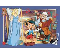 Clementoni Disney Pinocchio Puzzle pour enfants 104 pièces - Puzzle Disney 37,9 x 26,9 cm cm pour enfants à partir de 6 ans - Jeu d'adresse de Clementoni 25756