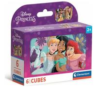 Clementoni Disney Princess 6 cubes puzzle enfants - Jeu d'adresse pour enfants à partir de 3 ans - Jouets sensoriels et de motricité 40660