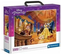 Clementoni Disney Princess Puzzle Valise 1000 pièces La Belle & la Bête S584 a