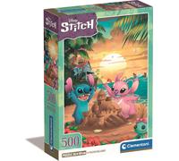 Clementoni Disney Stitch Puzzle 500 pièces - Puzzle 500 pièces enfants & adultes en 49 x 36 cm - Puzzle Disney de Clementoni 35547