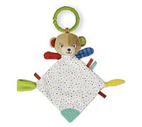 Clementoni - Doudou Ourson - Lovely Bear Conforter - Peluche Educative - Développement des Emotions - Absorbe Les Odeurs - Porte Tétine - pour Enfants Dès 0 Mois